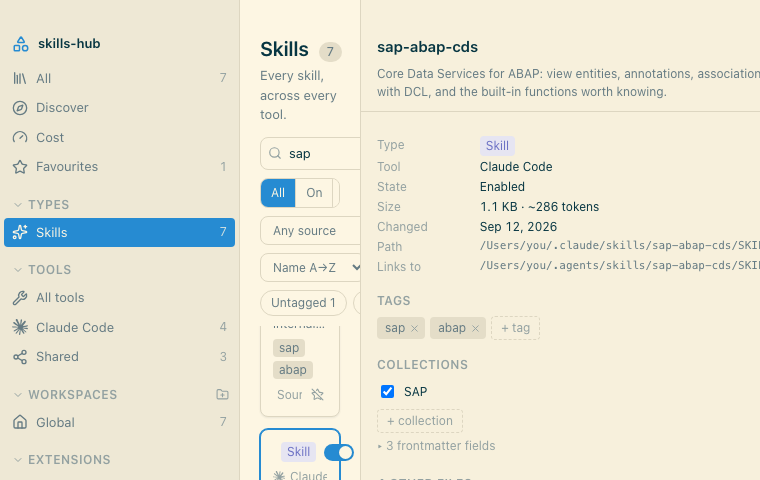 The library in the Solarized Light palette